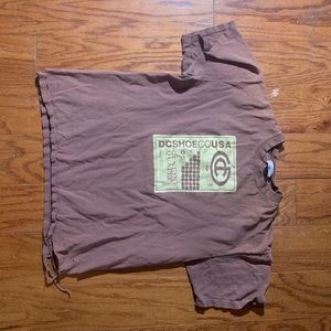 VINTAGE 90s DC SHOES SKATEBOARD XL SHIRT